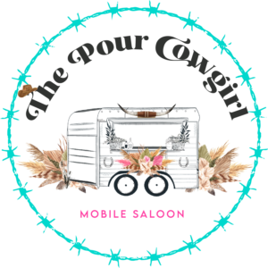 The Pour Cowgirl Mobile Saloon Logo